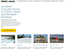 Tablet Screenshot of insuldeck.com
